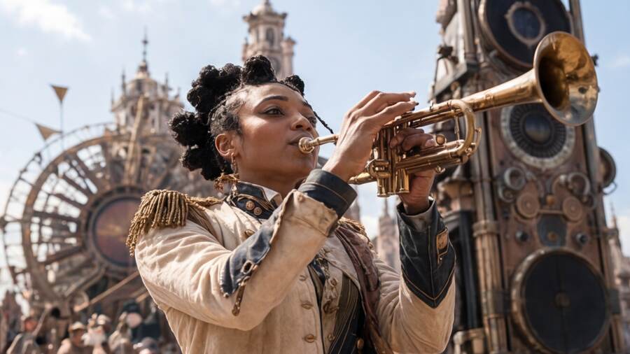 Trumpet player